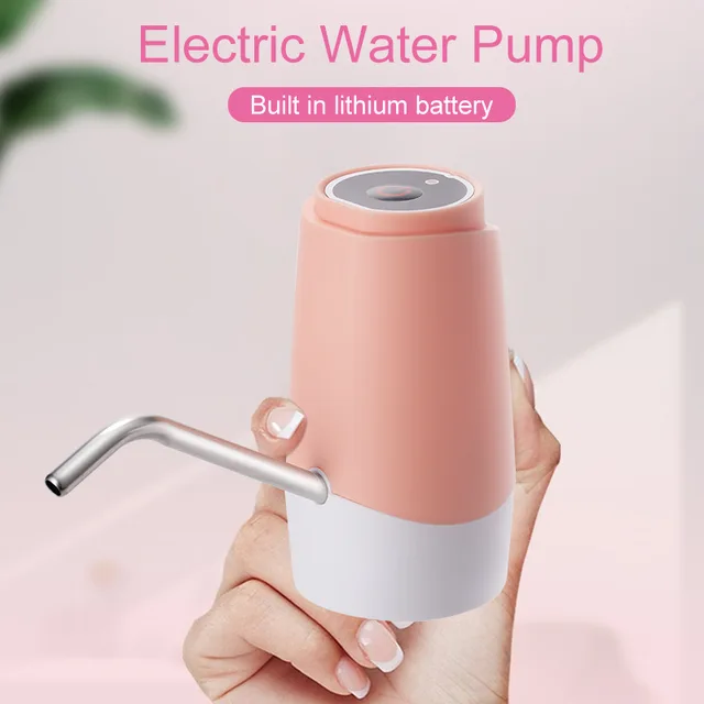  Насос для бутылки с водой с Usb-зарядкой, автоматический насос для питьевой воды, портативный Электрический диспенсер, переключатель дл…