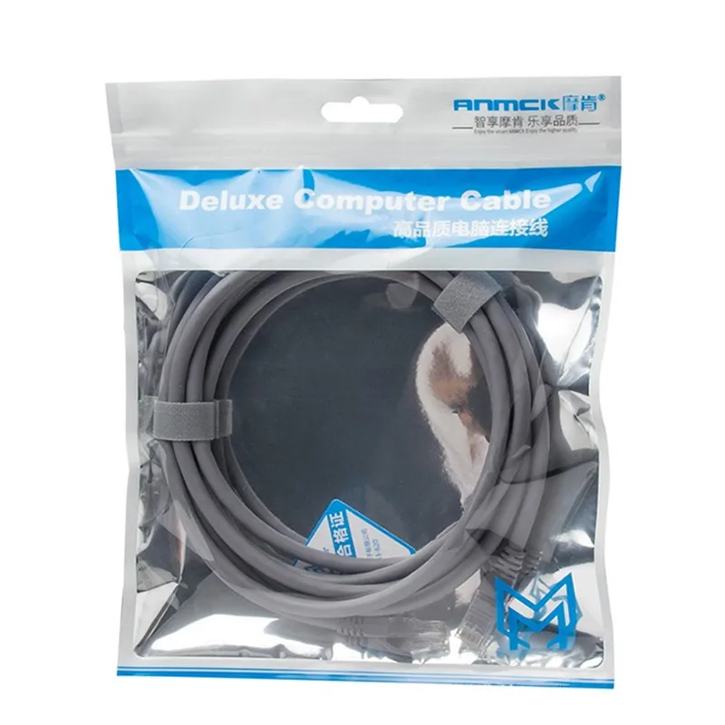 Сетевой кабель Anmck Ethernet Cat6 Lan UTP CAT 6 RJ 45 сетевой 10 м/50 м/100 м Соединительный шнур для
