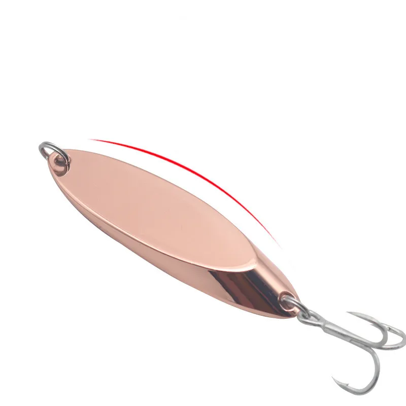 

Fishing Lure Bevel Spoons Long Range Cast Big Weight Angle Cut Jigbait Vibration Metal Lures Pure Color 7-60g