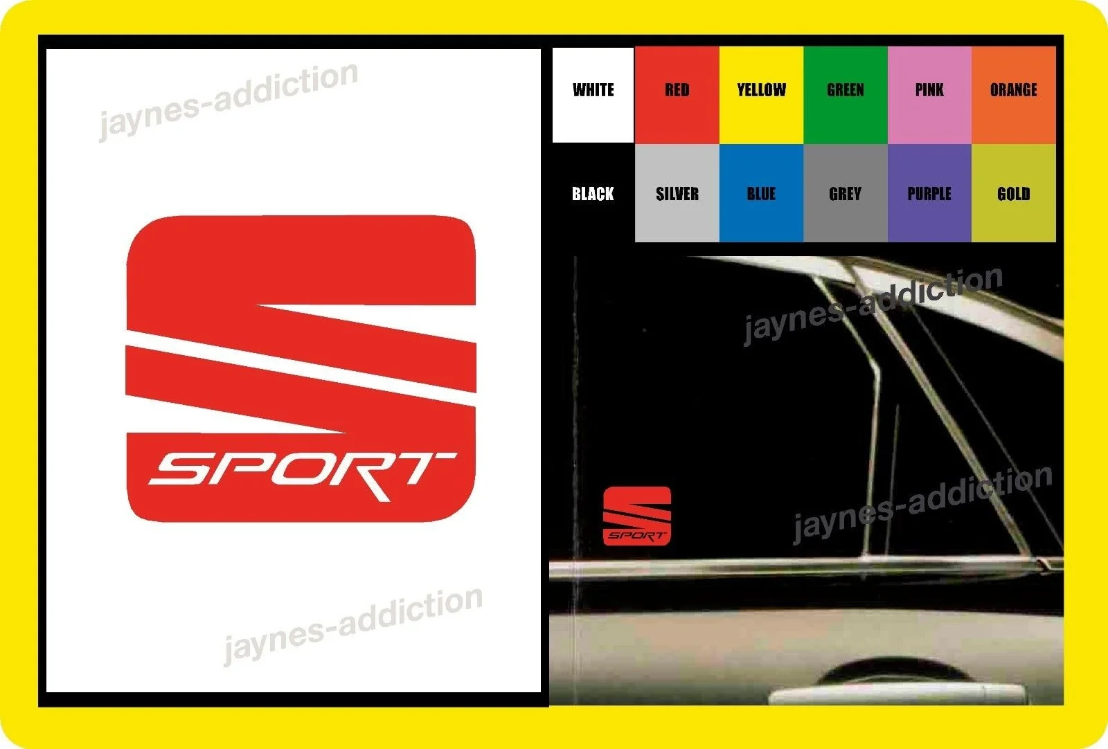 Наклейка на стену для 4х сидений спортивного автомобиля фургона