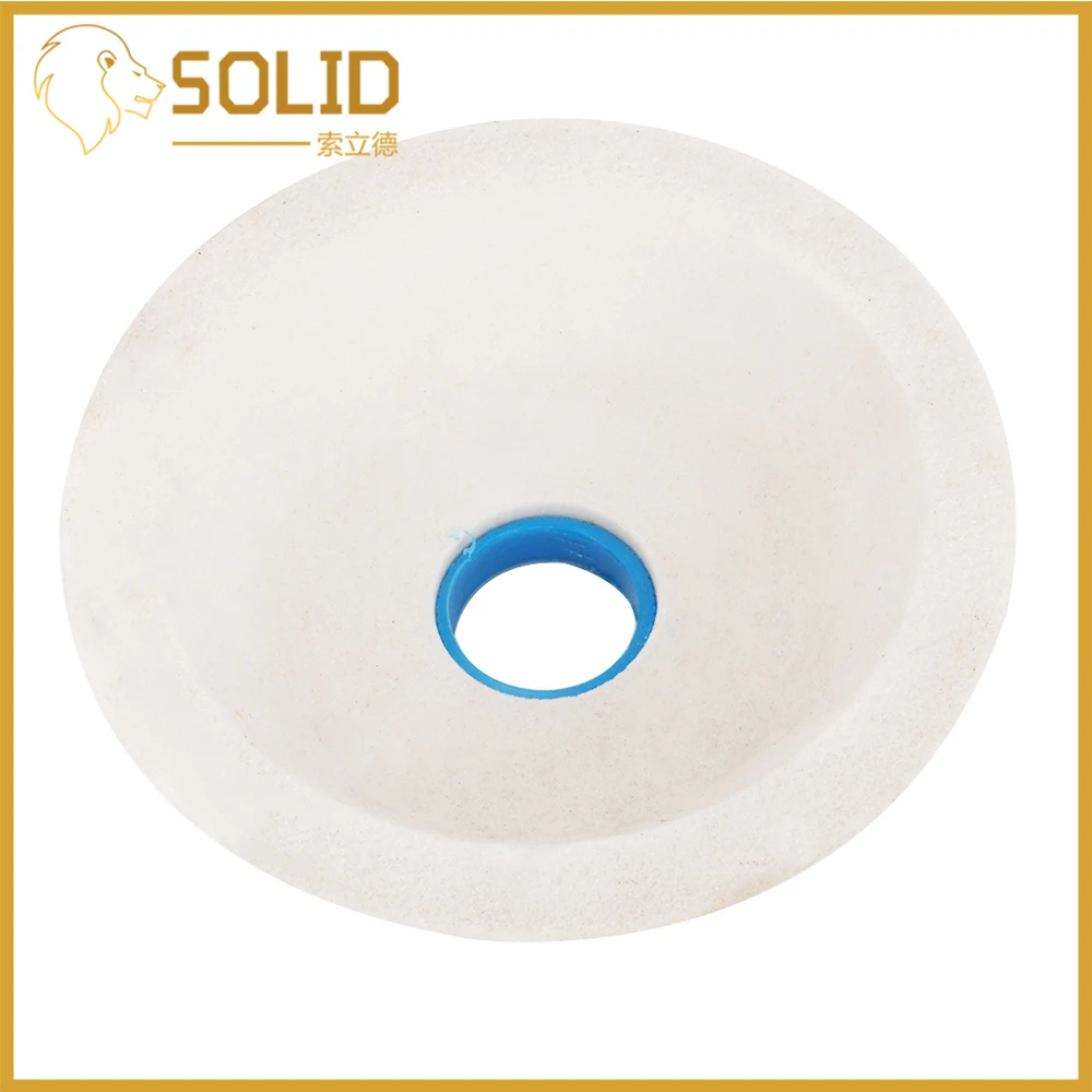 

150x32x16mm Abrasive Grinding Wheel Ceramic Corundum Cup Bowel for Polishing Grinding Metals Ceramics Marble 60Grit 1Pc