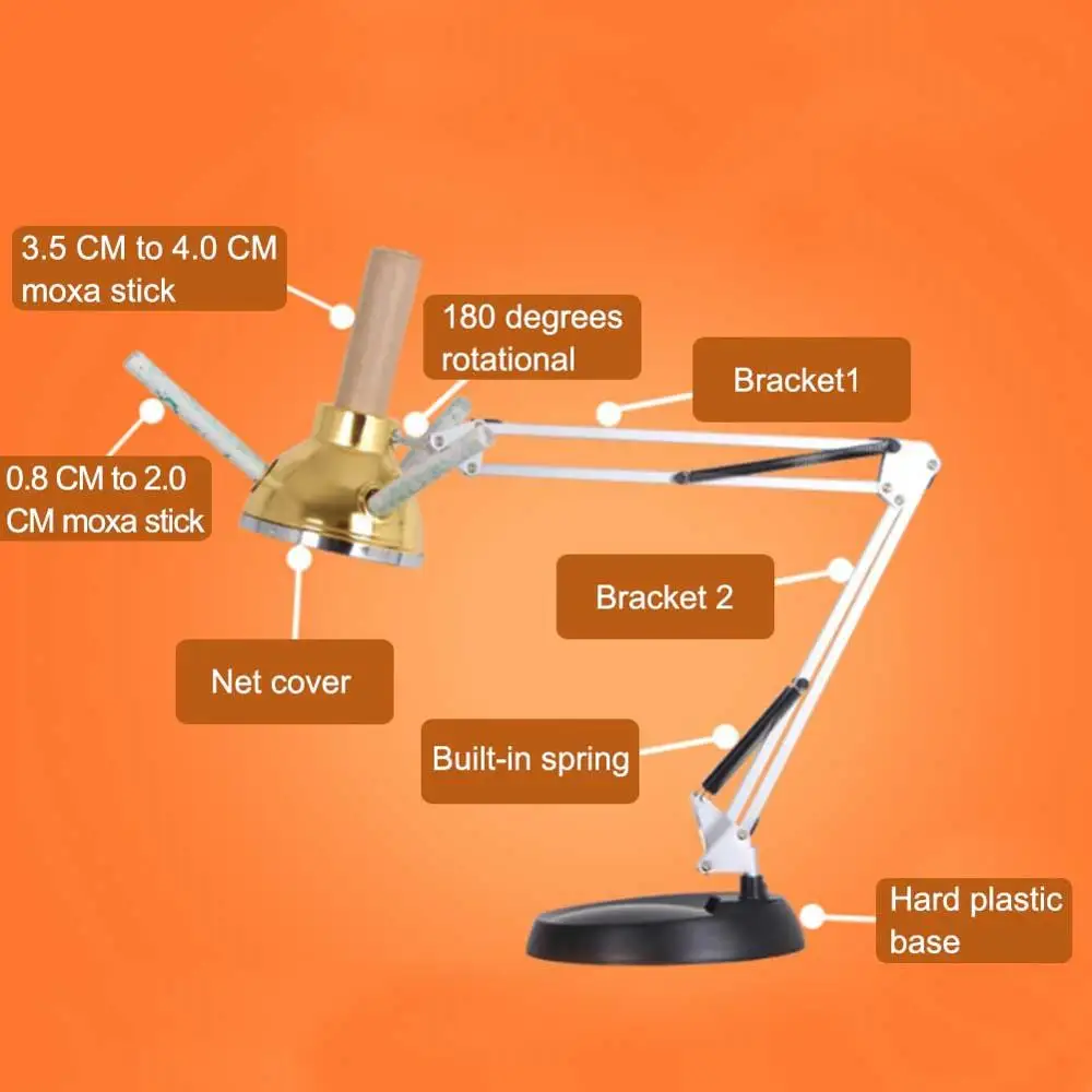 

Beauty Salon Dedicated Desktop Moxibustion Instrument Heating Therapy Stick Fixed Suspension Bracket Lamp Household Portable New