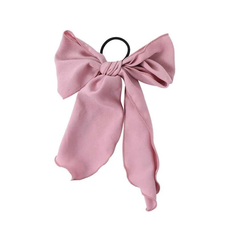 

Fashion Chiffon Bowknot Elastic Rubber Band Hair Ties Hair Bands Scrunchies Headband Women Girl Ponytail Holder Hair Accessories