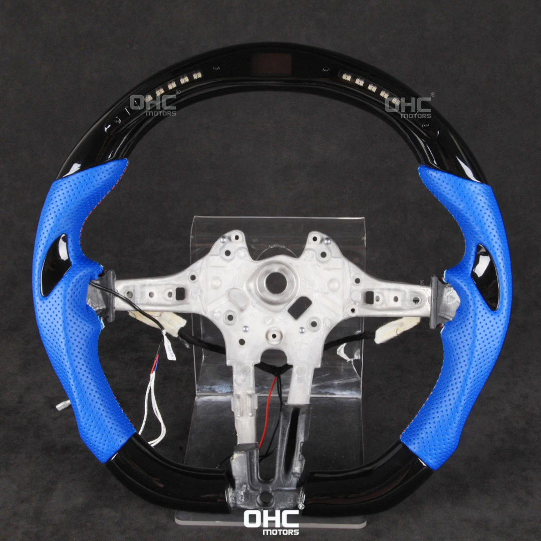 

Carbon Fiber LED Steering Wheel compatible for Ford Mustang