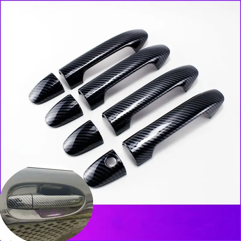 

Для Mercedes Benz Vito W447 V-Class 2014 2015 2016 2017 2018 2019 2020 карбоновое волокно крышка дверной ручки автомобиля Стайлинг Аксессуары