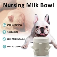 600ml puppies feeder nipples multi milk feeding station pet dog cat newborn doggie kittens nursing bubble milk bowl silicone