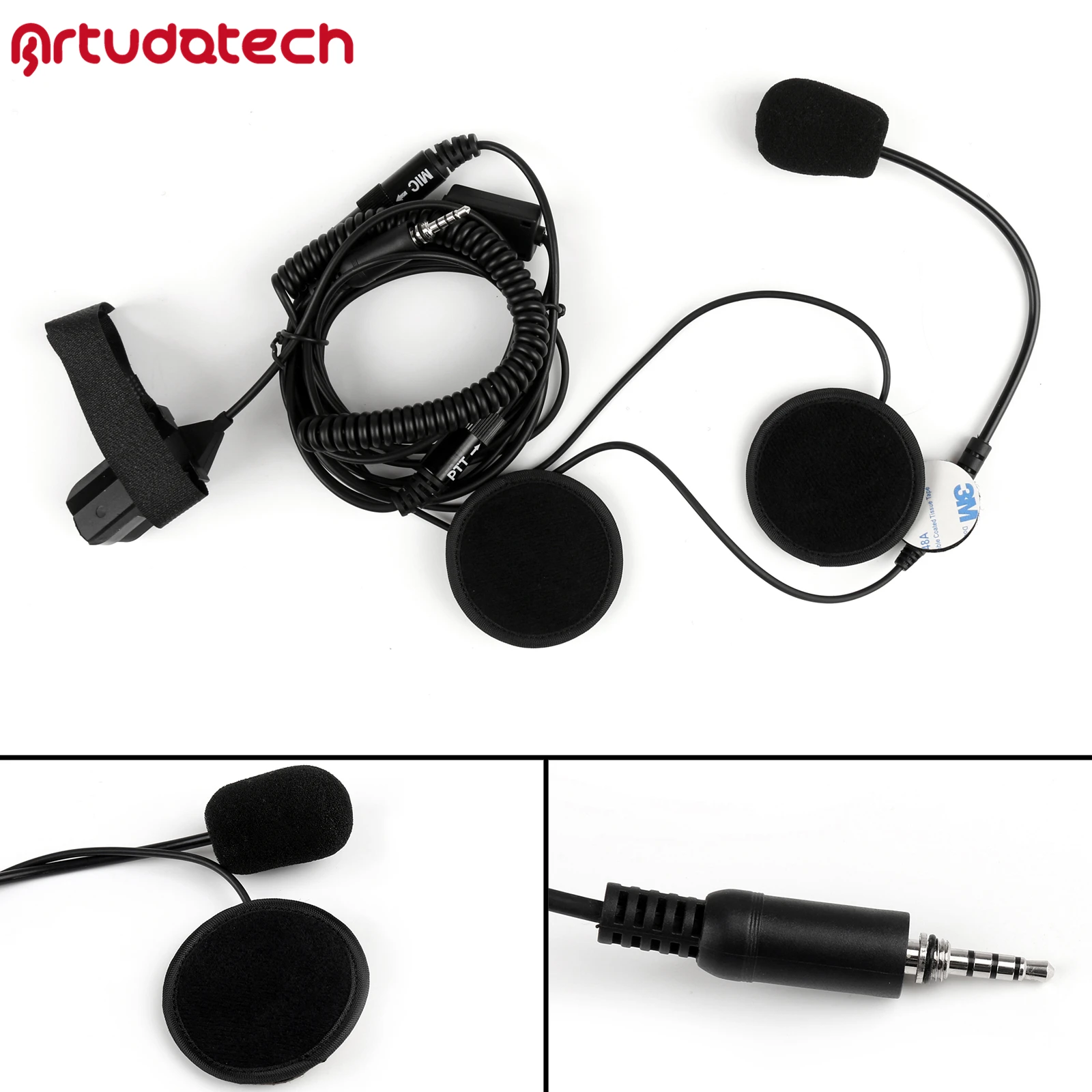 Artudatech для Yaesu YAESU VX-7R VX-6R Helmet тактическая мотоциклетная гоночная гарнитура PTT |