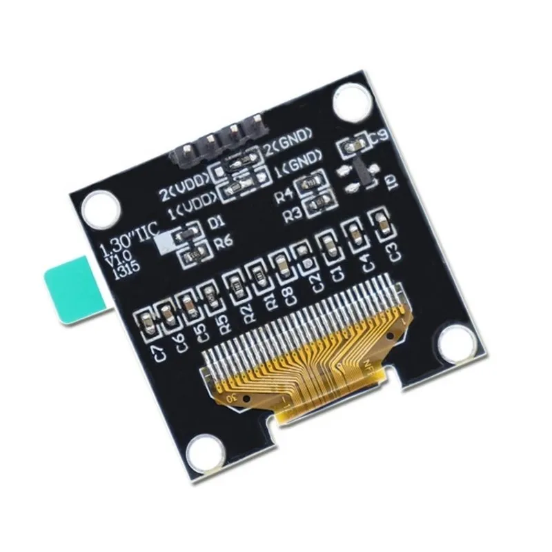 1 3 дюймовый OLED-дисплей 12864 ЖК-экран для arduino 30-контактный сварочный Белый Синий sh1106