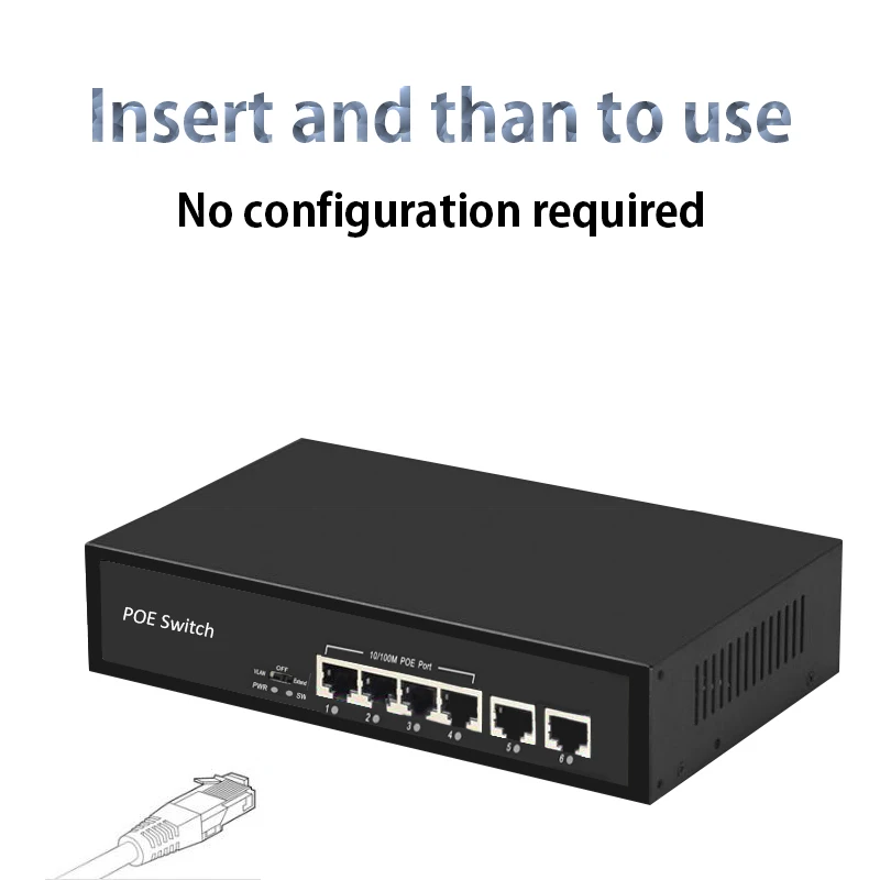 POE Ethernet-, 6 , 48 ,  ip- , , AP, VLAN, 802.3u/x/i,  , 100 /,