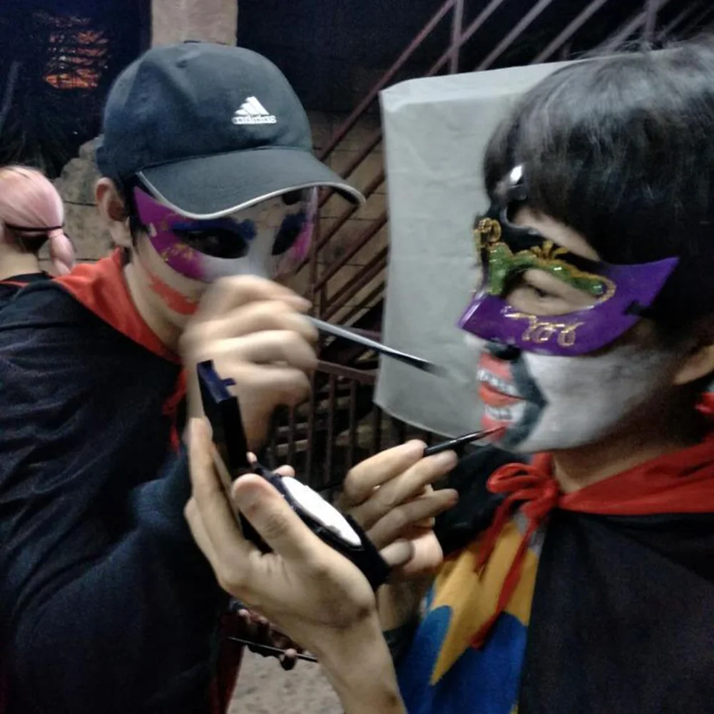 Фестиваль Кубок мира боди живопись игра клоун Хэллоуин Макияж краска для лица 12