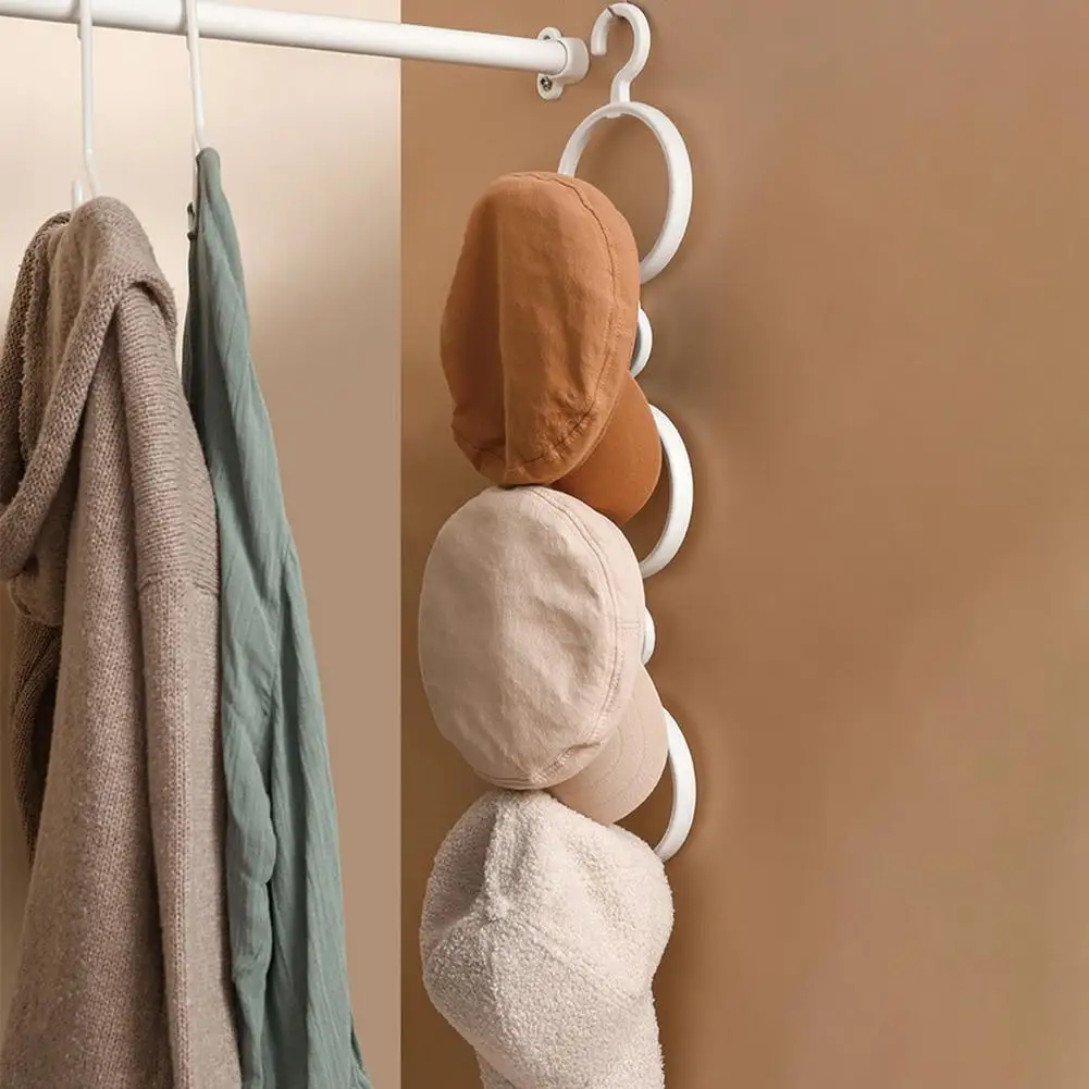 

5PC Premium Quality Hat Holder Wall Hanger Indoor Baseball Cap Holder Towel Hooks Scarves Rack Clothing Hangers For Door Closet
