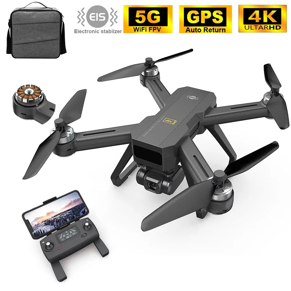 GPS Дрон с 4k HD EIS Противоударная камера 5G wifi FPV Бесщеточный Профессиональный