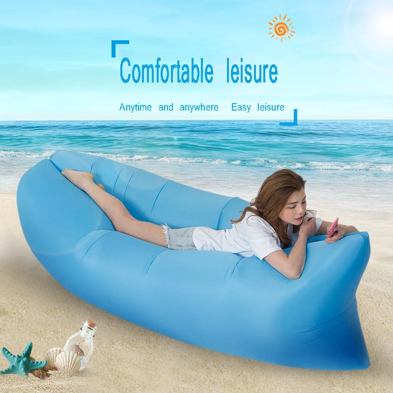 

Outdoor Foldable Air Sofa Inflatable Loungers Couch Sleeping Bed for Travelling Camping Hiking Pool Beach Parties