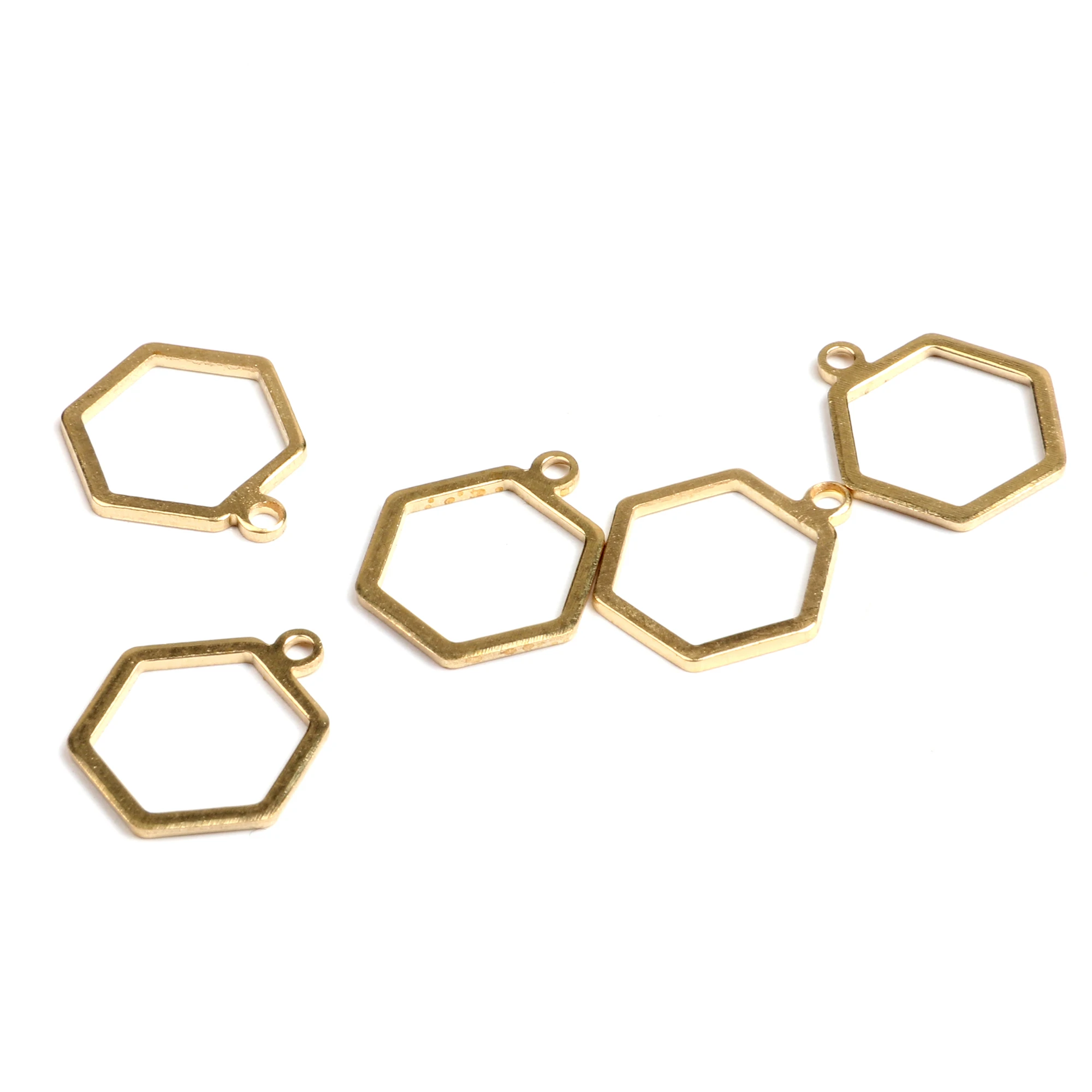 Латунные геометрические подвески фурнитура для сережек подвеска в форме