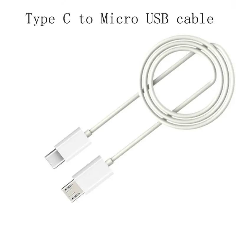 Кабель для синхронизации данных и зарядки с портом USB Type C (папа) на Micro длина 1