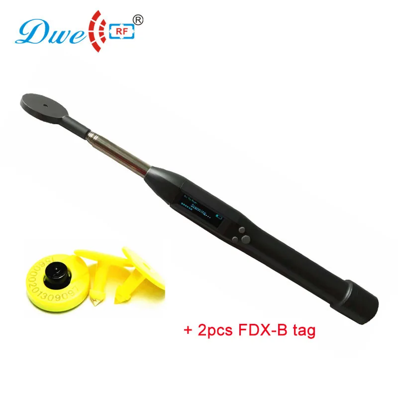 Идентификация животных 134 2 кГц животноводческий длинный палочный считыватель iso