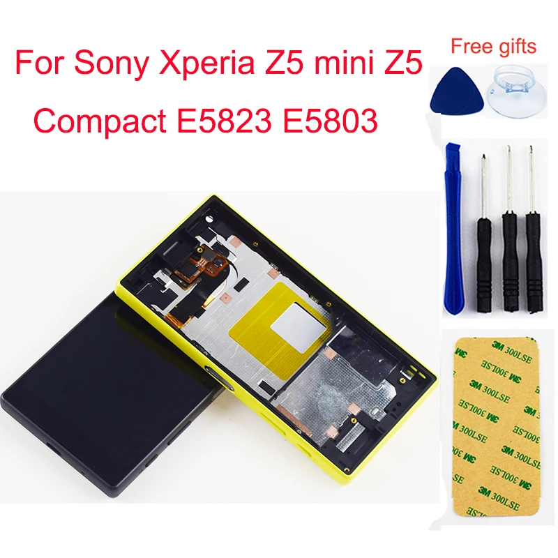 ЖК дисплей и сенсорный экран для Sony Xperia Z5 mini Compact E5823 E5803|Экраны мобильных