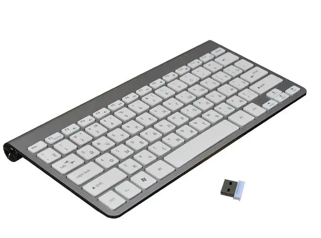 Zienstar русская буква 2,4 ГГц Беспроводная клавиатура мышь с usb-приемником для MACBOOK, ноутбука, ТВ-бокса компьютера и Smart tv - Цвет: SilverKeyboard