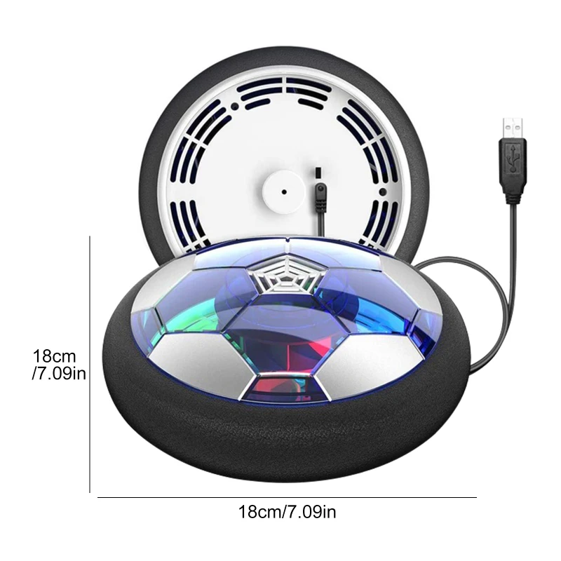 

Air Power Soccer BallIndoor Football Toy Colorful Music Light Flashing Ball Toys Kids Sport Games Kid's Educational Gift