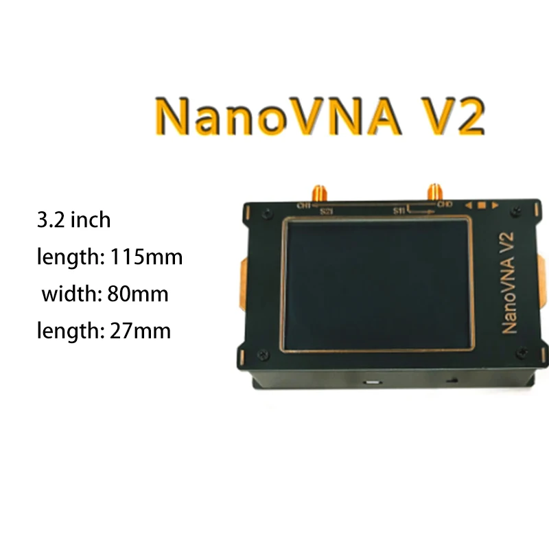 

SAA-2 NanoVNA V2 3G Vector Network Analyzer 3.2 Inch Antenna Analyzer Shortwave HF VHF UHF Measurement Duplex Filter