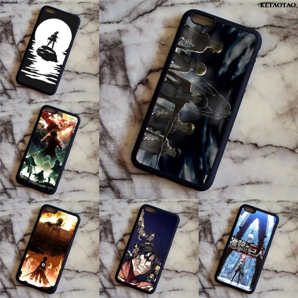 KETAOTAO Cool Attack on Titan Shingeki no Kyojin чехлы для телефонов Samsung S6 7 8 9 Note 2 3 4 5 Чехол Мягкий ТПУ