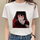 Kakegurui Xx Jabami Yumeko тапочки в виде персонажа аниме Манга графическое футболка Для женщин футболки Harajuku Kawaii в стиле хип-хоп, панк, женские футболки в уличном стиле
