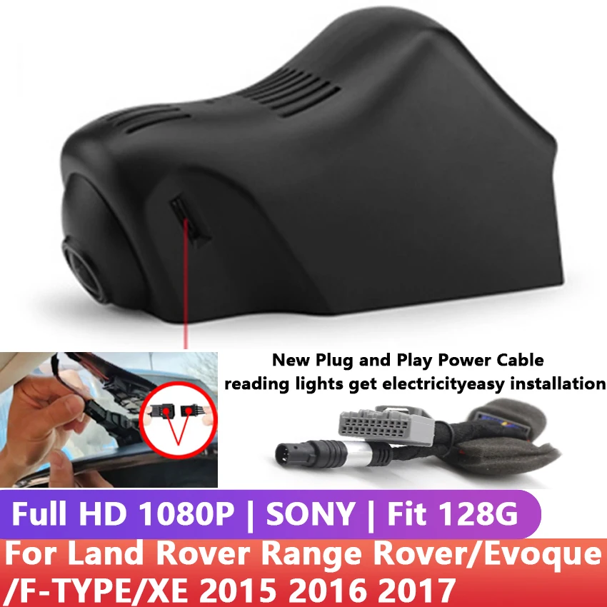 New! Easy Installation Car DVR Wifi Dash Cam Video Recorder camera For Land Rover Range Rover /Evoque /F-TYPE /XE 2015 2016 2017