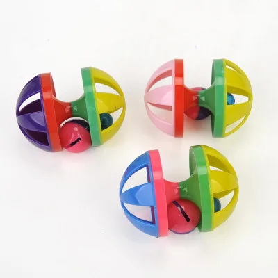 ABS кошка играть игрушки интерактивный звонок катящийся шарик игрушка для