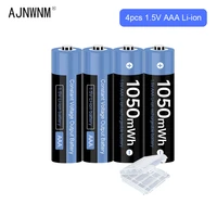 original aaa 1 5v rechargeable batttery 1050mah 1 5v aaa li ion lithium battery with battery charger for 1 5v battery aaa