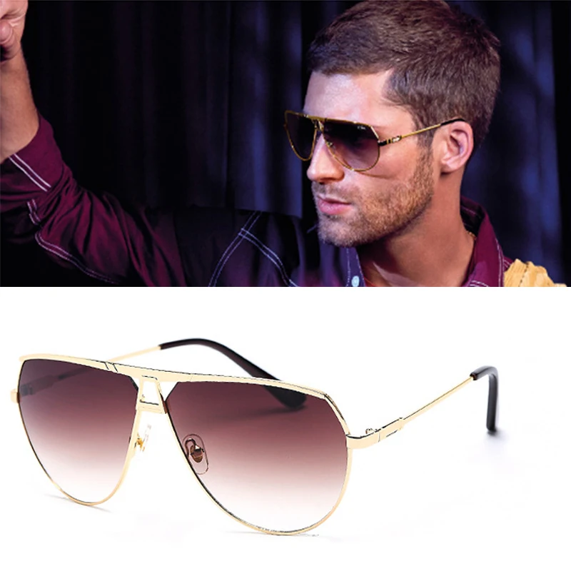 Овальные Солнцезащитные очки DPZ 2020 для мужчин модные маленькие в металлической