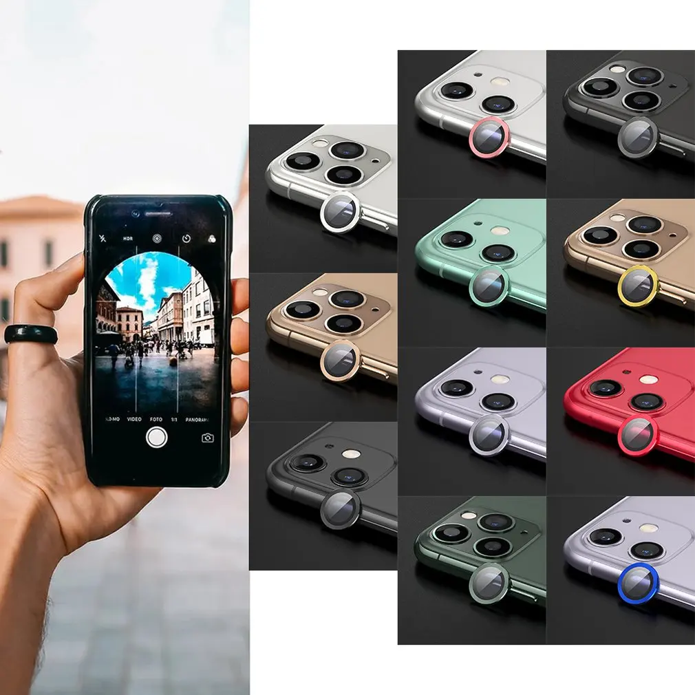 Съемное закаленное стекло для задней камеры телефона Защитная пленка iPhone 11