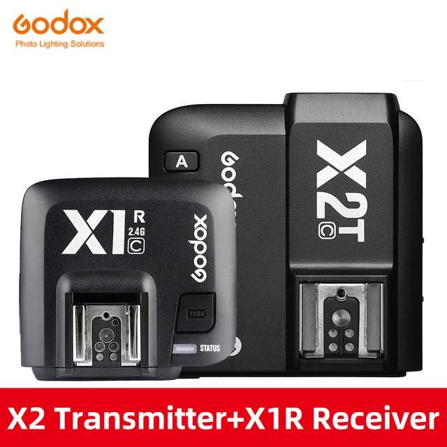 X2T KIT 1 Godox X2 X2T-C X2T-N X2T-S фотокамер Speedlite HSS 2,4G беспроводной скоростной Беспроводная вспышка триггера с X1R-C/N/S ресивер для Canon Nikon sony - Цвет: X2T KIT 1