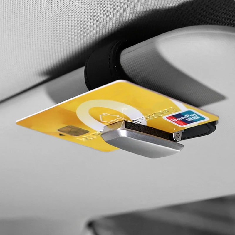 

Car Sun Visor Glasses Clip Multi-functional Bill Storage Car Sunglasses Card Bracket Holder TD326