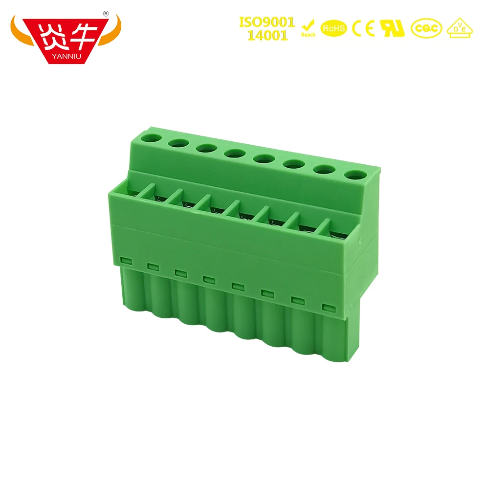 

10Pcs 5.0mm 2EDGKC 5ESDF KF2EDGKC 5.0 2P ~ 12P PCB PLUG-IN TEMINAL BLOCKS CONNECTOR FRONT-MSTB 2,5/ 8-ST PHOENIX CONTACT KEFA