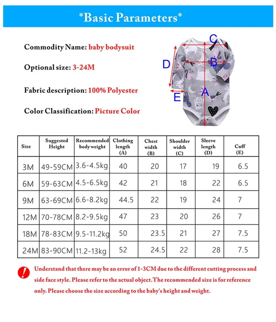 Для новорожденных размер от 2 лет Комбинезон для девочек Модный комплект одежды
