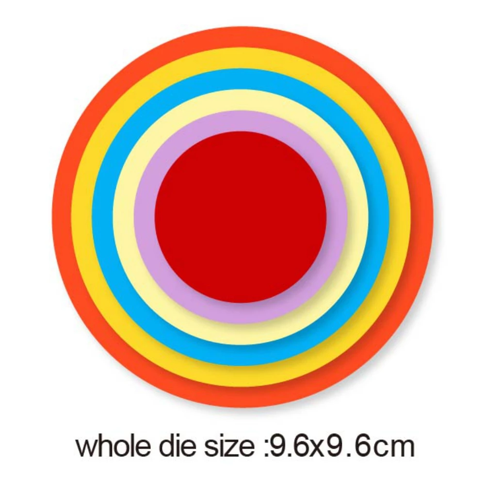 Металлические штампы слой круглая рамка новинка 2020 форма для вырезания