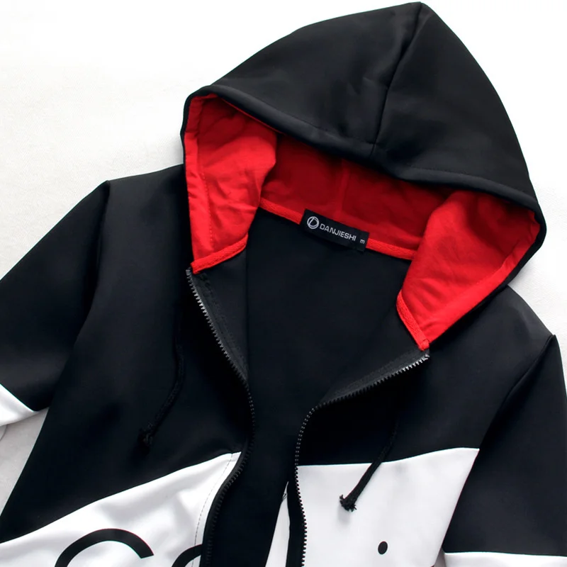 

New men's clothing suit for spring and autumn 2021 cardigan Hood sports suit for version co