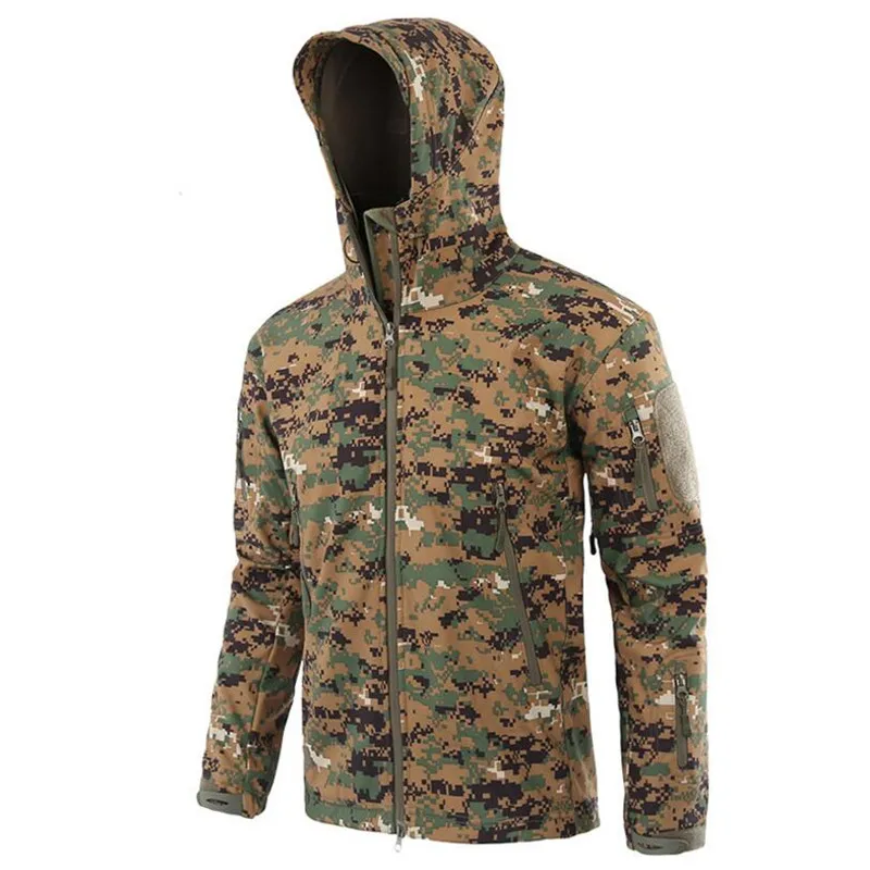 

New Army Camouflage Coat Military Jacket Waterproof Windbreaker Raincoat Hunt tactical Clothes Men Outerwear Jackets And Coats