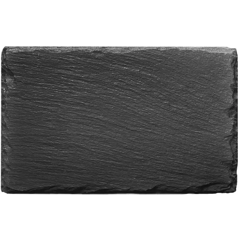 Тарелка горячая Распродажа из натурального сланца в западном стиле плоская