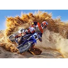 YI яркий DIY 5D мотоботы квадратный набор для рисования с круглыми камнями и полотном автомобиля Вышивка крестом мозаика Стразы украшения дома