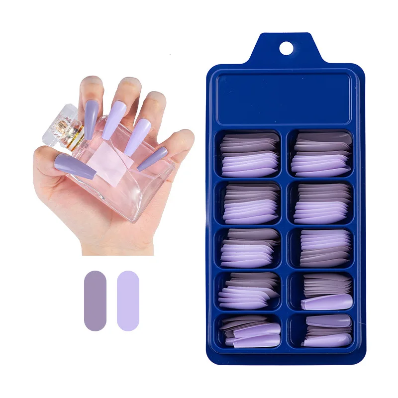 100pcs False Nails Extension Forms French Acrylic Nail Tips Press On Nails Gel Nail Polish Artificial Nail Sets Kits Wholesale