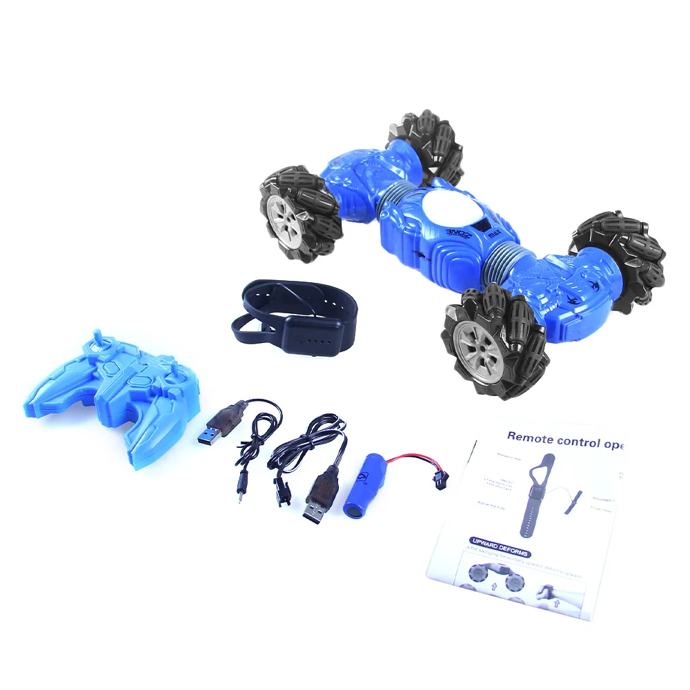 4WD RC трюк автомобиль часы Датчик жестов управление деформируемый электрический