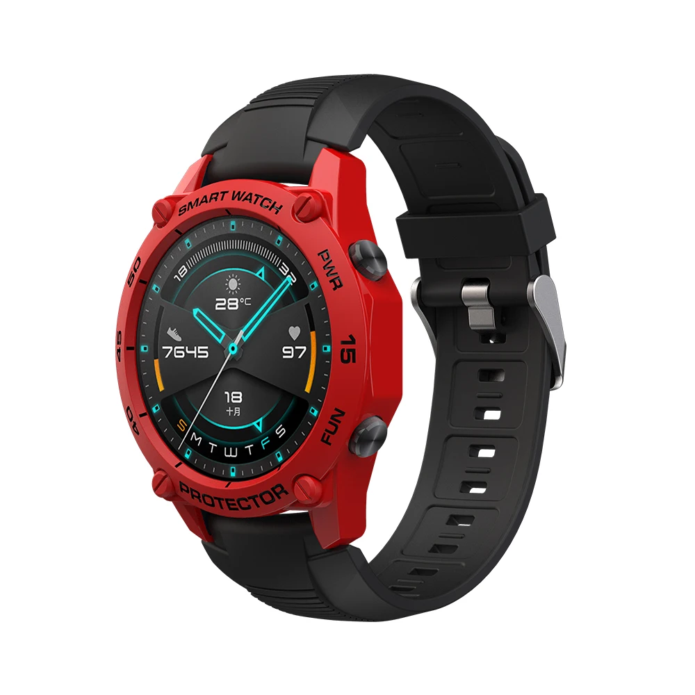 Мягкий чехол для часов SIKAI из ТПУ Huawei Watch GT2 46 мм защитный с полным покрытием смарт