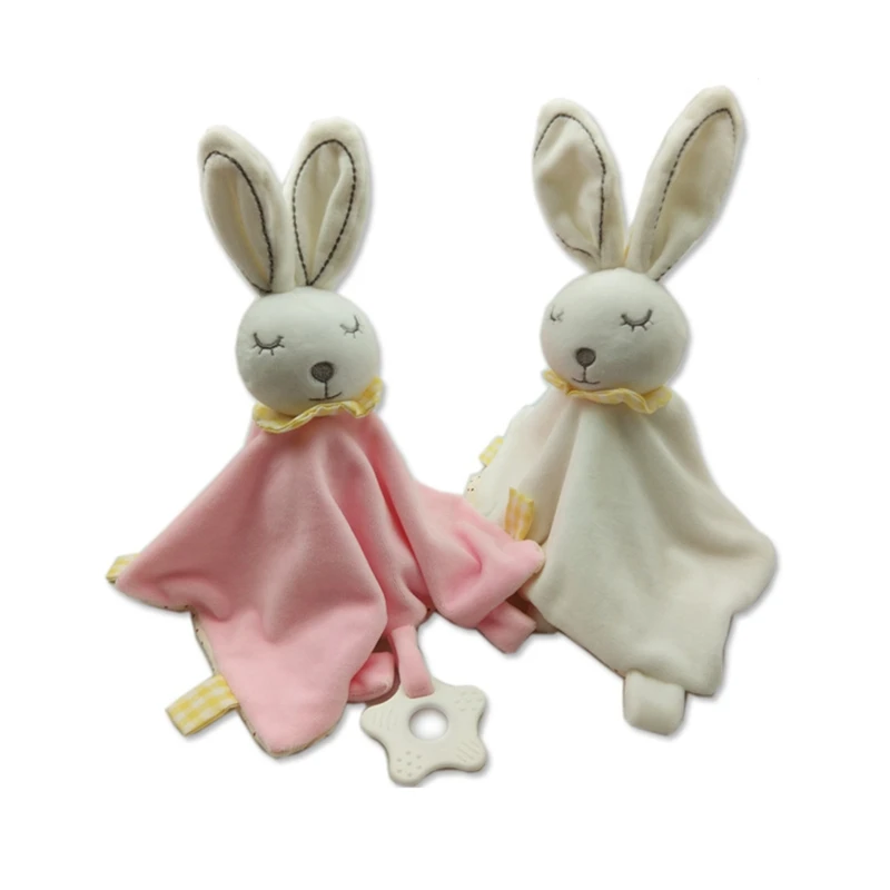 

Baby Elephant Bear Rabbit Comforting Towel Can Eat Biting Doll Newborn Baby Sleeping Animal Plush Toy Comforting Toy