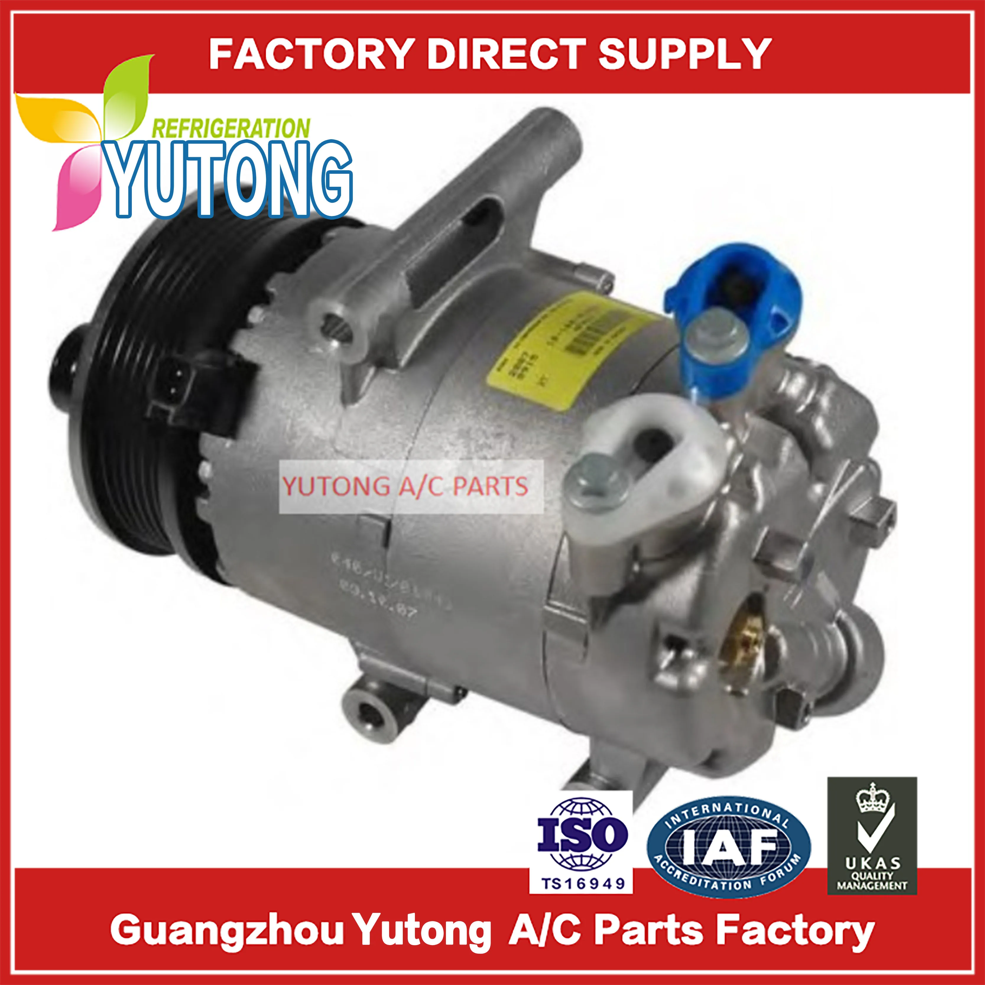 

AC Compressor For Discovery 3 6G9119D629FC 6G9119D629FE 6G9119D629FG 1433332 LR002649 LR019310 1674617