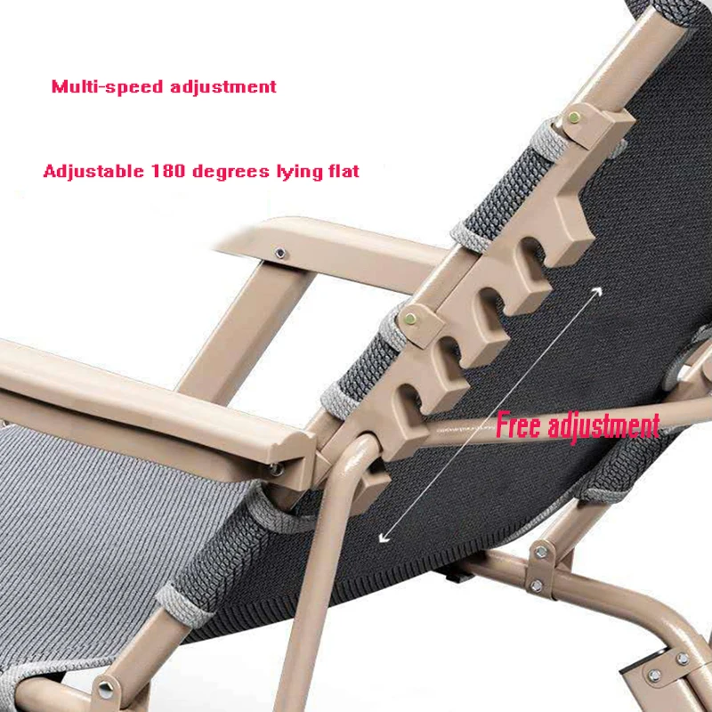 deck chairs garden Outdoor furniture camping Portable siesta Folding  Backrest armrest  Chair  bed terrace leisure chaise lounge