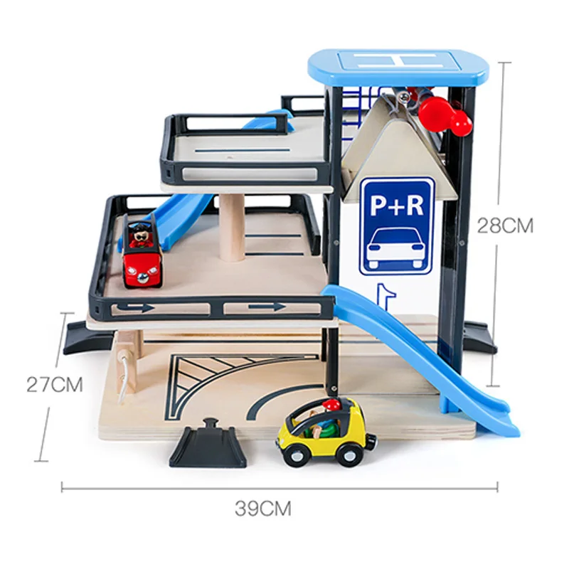 Автомобильный Трековый подъемник деревянный трек для парковки совместимый с