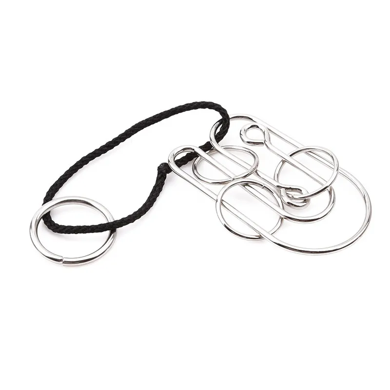 Классическая Металлическая струнная веревка головоломка логическая игрушка ум