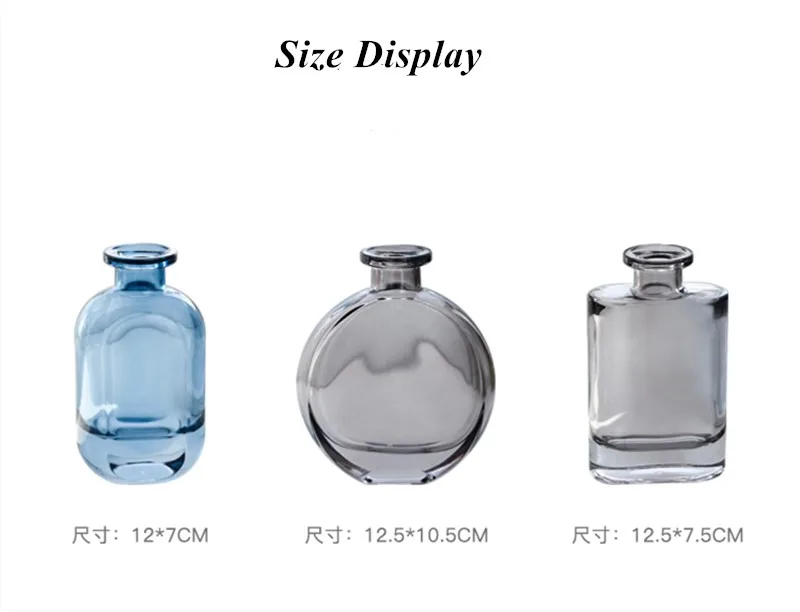 Скандинавская прозрачная ваза INS настольная Цветочная композиция маленькая