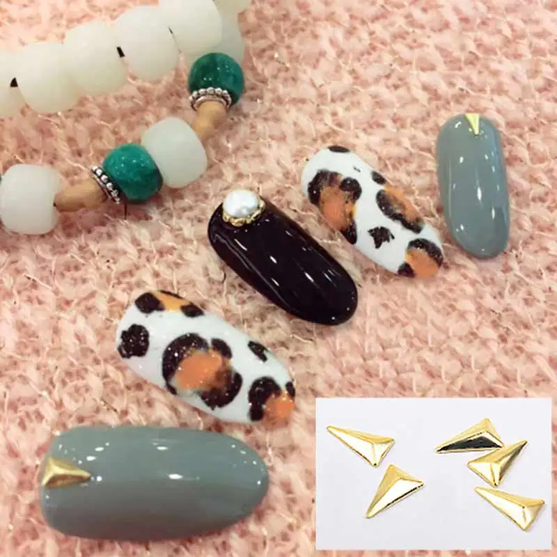 Wholesale 10/20Box Irregular Beads DIY Nail Decoration Metal Star Love Heart Circle 3D Decorations Nail Art Manicure Tools